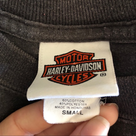 Vintage Harley Davidson Myrtle Beach Fireman Tee - Picture 3 of 4